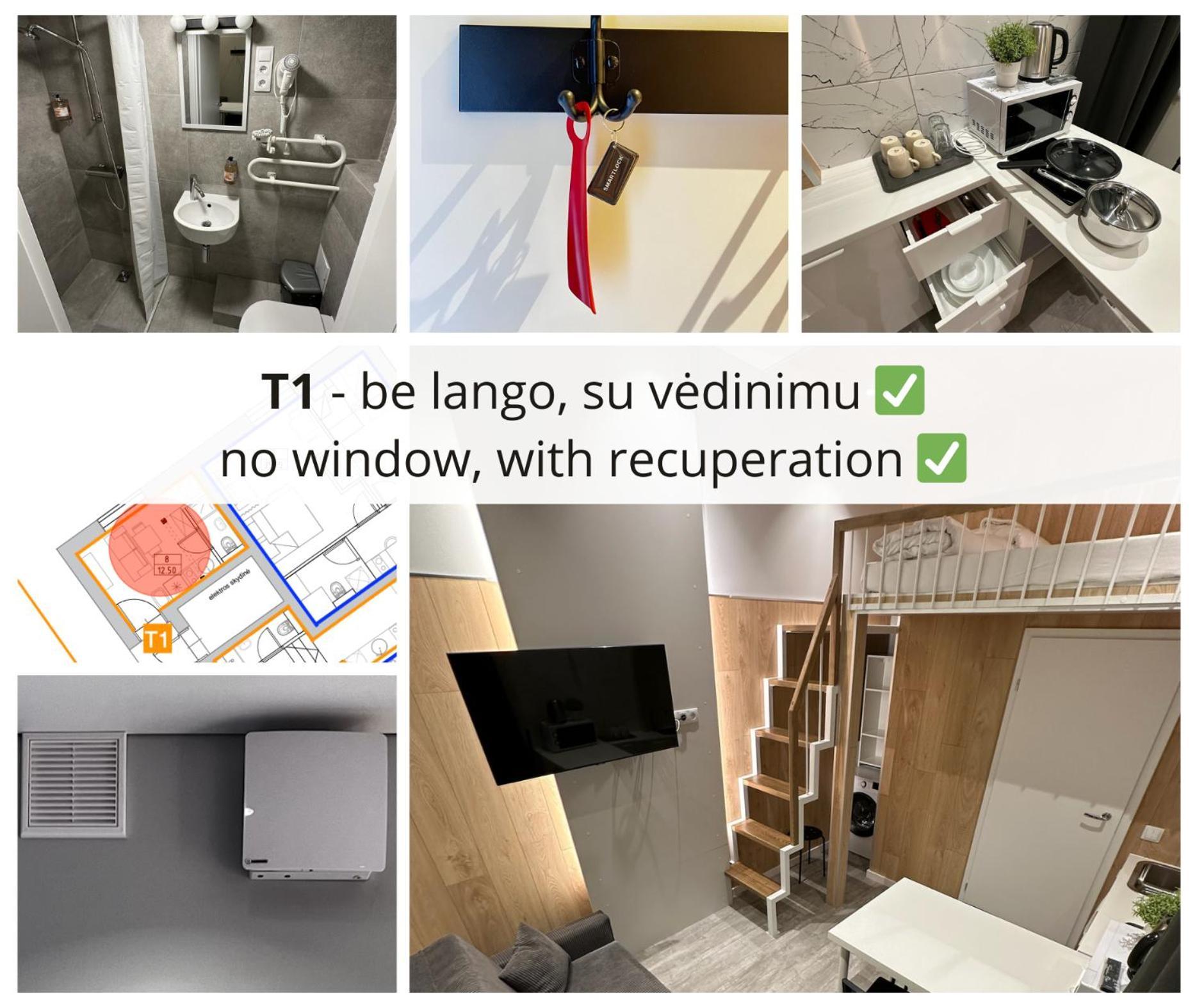 Tilzes Studio Apartaments, Self Check-In, Free Parking, Comfort Klaipėda Habitación foto